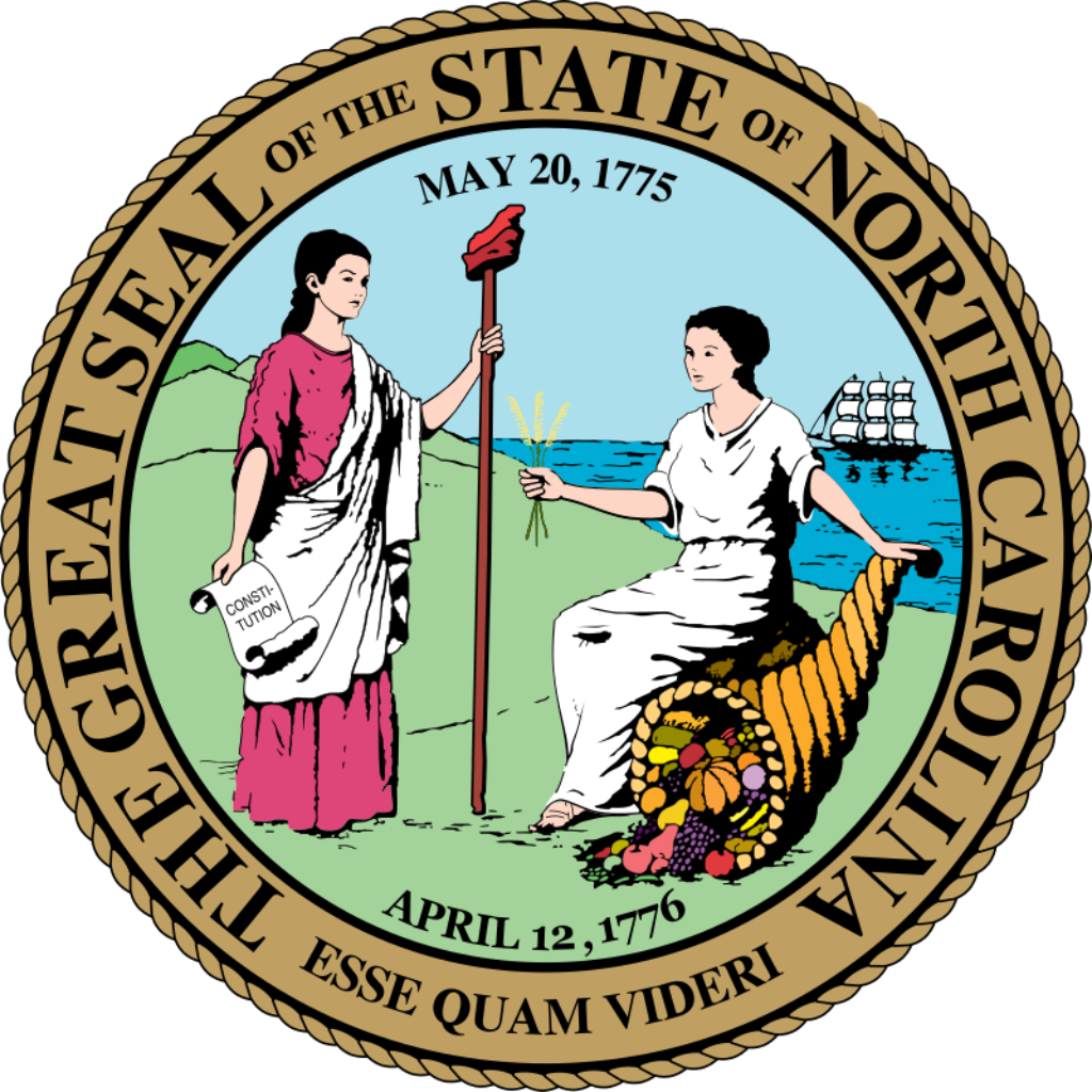 North Carolina state seal symbolizing Donato Technologies IT staffing partnership