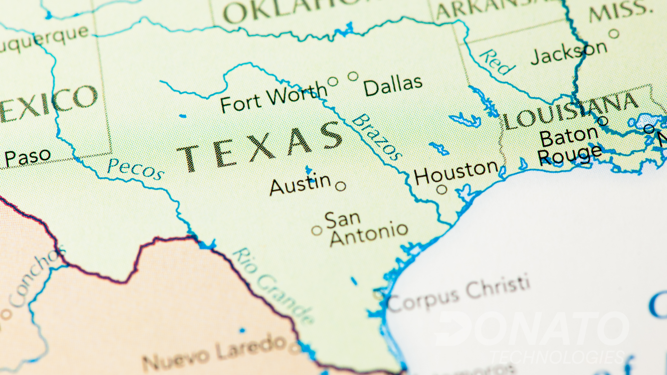 Texas map highlighting its ranking as the 3rd best state to start a business in 2026